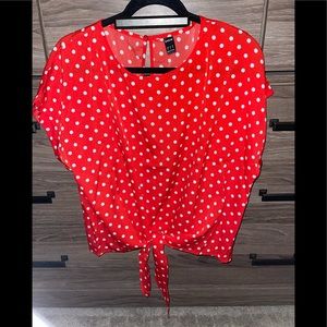 Woman’s polka dot blouse NEVER WORN